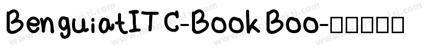 BenguiatITC-Book Boo字体转换